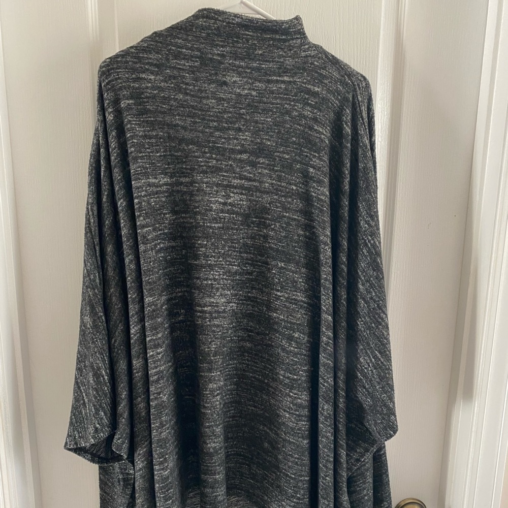 Turtle neck poncho